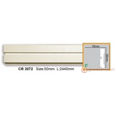 Молдинг с гладким профилем Gaudi Decor CR3072