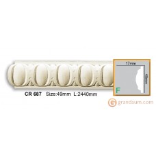 Молдинг с орнаментом Gaudi Decor CR687
