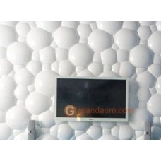 3D панель Сфера 400х400х16 мм вогнутая