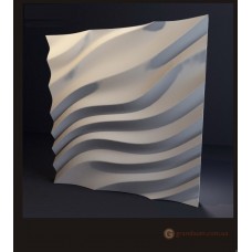 3D панели из гипса Дюны