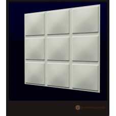 3D панели из гипса Куб