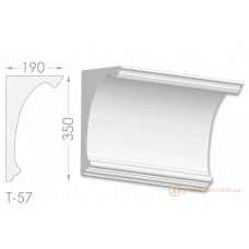 Карниз, молдинг из гипса т-57