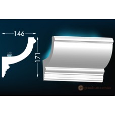 Карниз гипсовый для скрытого освещения ТС-34