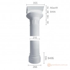 Колонна из гипса ка-49 (1/2)