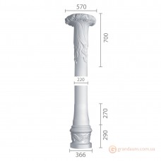 Колонна из гипса ка-43 (1/2)