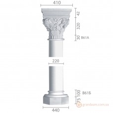 Колонна из гипса ка-61 (1/2)