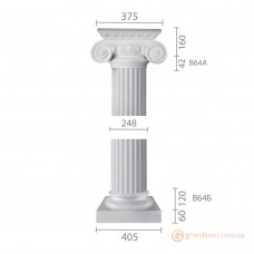 Колонна из гипса ка-64 (1/2)