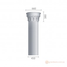 Колонна из гипса ка-53