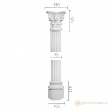 Колонна из гипса ка-34 (1/2)