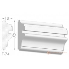 Тяга, гипсовый молдинг т-74
