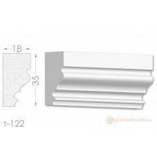 Тяга, гипсовый молдинг т-122