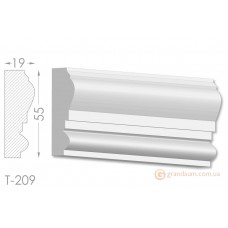 Тяга, гипсовый молдинг т-209