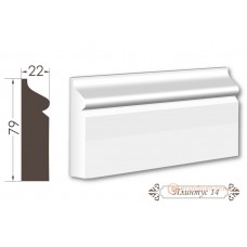 Напольный плинтус из гипса 14