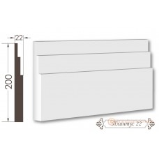 Напольный плинтус из гипса 22