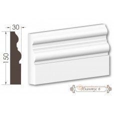 Напольный плинтус из гипса 6