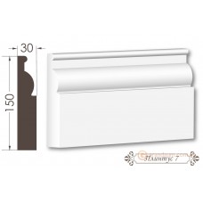 Напольный плинтус из гипса 7