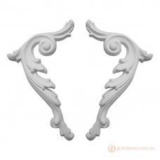 Декоративный угол из гипса у-5 h150 мм