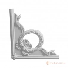 Декоративный угол из гипса у-42а h250х250мм