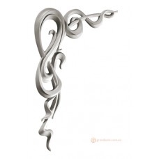 Декоративный угол из гипса у-72а h325х210мм