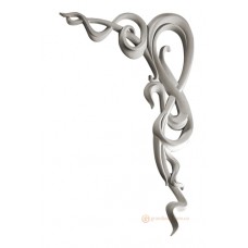 Декоративный угол из гипса у-72б h325х210мм