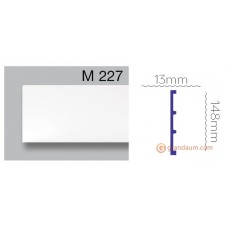 Напольный плинтус с гладким профилем Harmony M 227 (2,00м)
