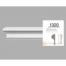 Молдинг с гладким профилем Home Decor 1320 (2,44м)