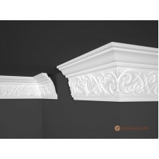 Потолочный плинтус с орнаментом, багет Marbet B43 87*135MM