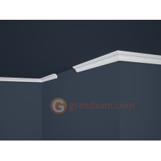 Потолочный плинтус с гладким профилем, багет Marbet E23