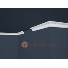 Потолочный плинтус с гладким профилем, багет Marbet E24