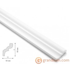 Потолочный плинтус с гладким профилем NMC LX105