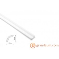 Потолочный плинтус с гладким профилем NMC MX