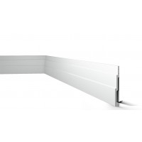 Напольный плинтус с гладким профилем NMC FT18