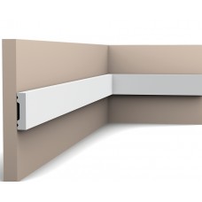 Молдинг с гладким профилем Orac decor SX162-RAL9003 крашеный