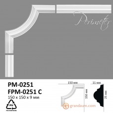 Угловой элемент Perimeter PM-0251C 