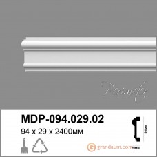 Лепнина Perimeter DP молдинг с гладким профилем MDP-094.029.02 240см