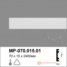 Лепнина Perimeter DP молдинг с гладким профилем MP-070.015.01 240см