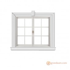 Обрамление окон для фасада решение 2