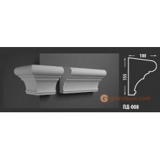 Подоконник фасадный Fastrock ПД-008 100*155 ММ